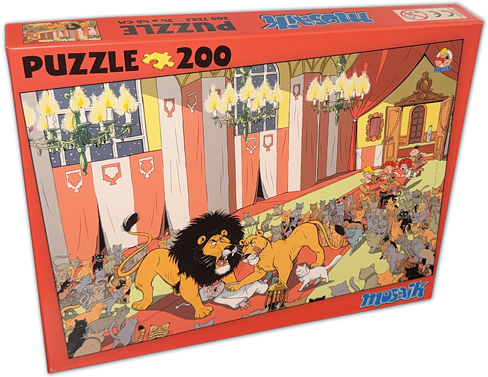 Abrafaxe Puzzle 200 Teile "Katzen an die Macht!"