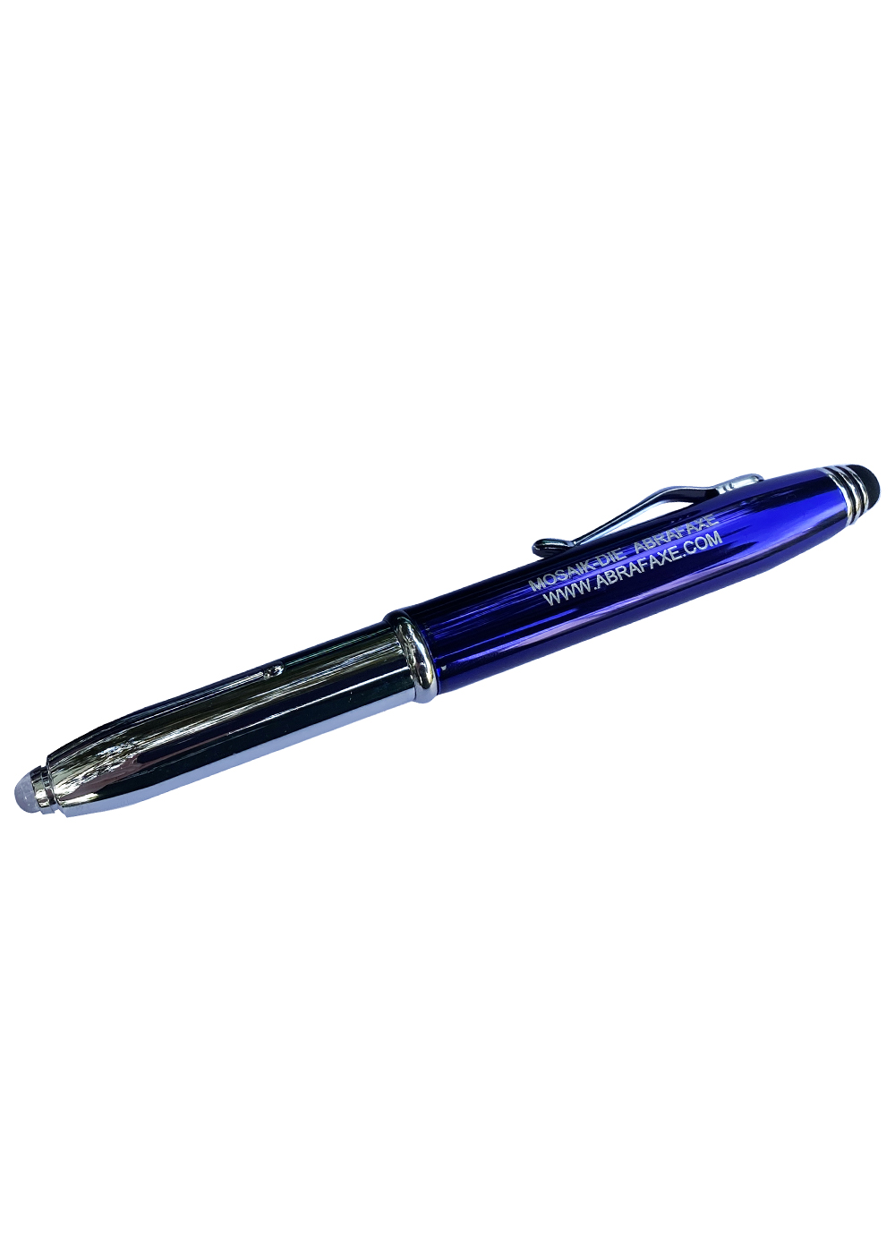 MOSAIK-3-Funktionen-Kugelschreiber blau