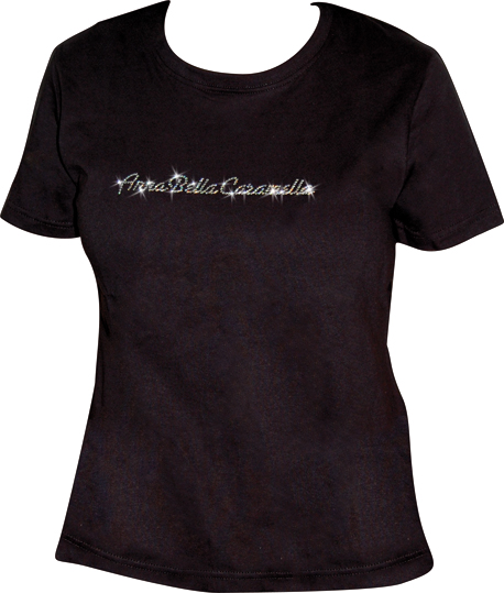 Anna, Bella & Caramella Swarovski T-Shirt, XS