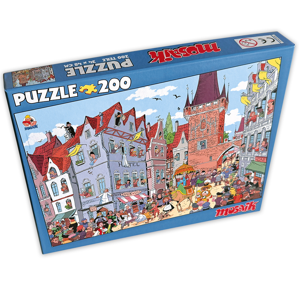 Abrafaxe Puzzle 200 Teile "Prag"