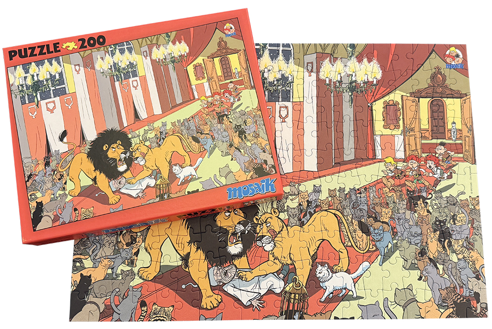 Abrafaxe Puzzle 200 Teile "Katzen an die Macht!"