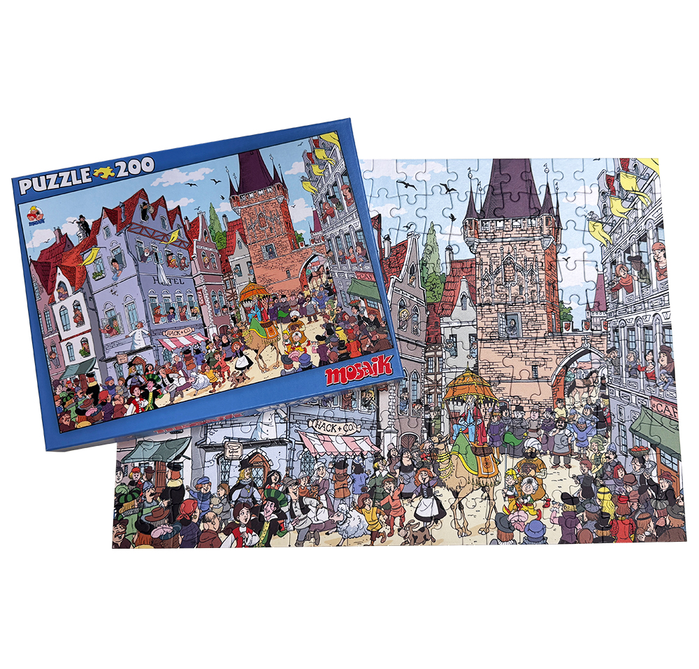 Abrafaxe Puzzle 200 Teile "Prag"