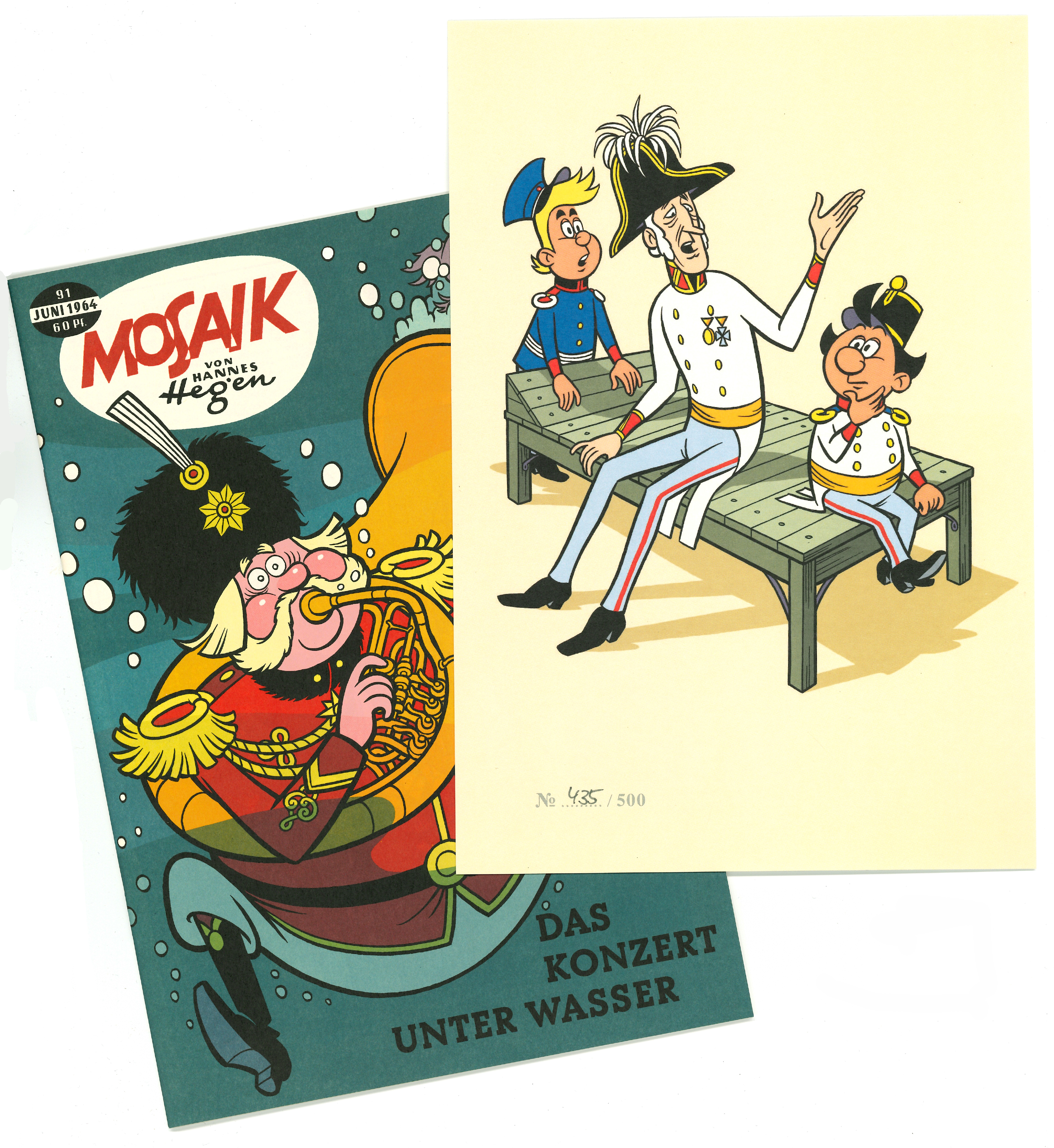 MOSAIK 91 - Das Konzert unter Wasser inkl. Druckgrafik