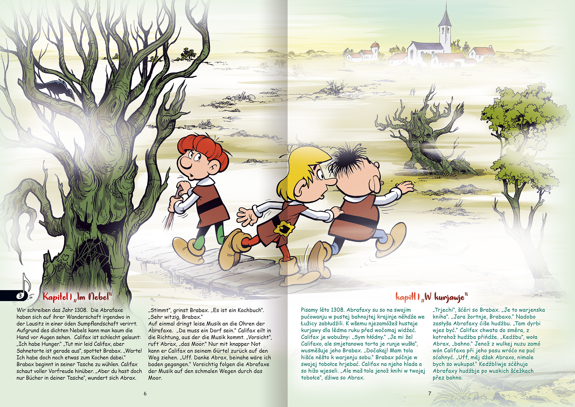 Die Abrafaxe und die Schwarze Mühle / Abrafaxy a Čorny młyn